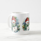 最も辛い雪だるまマグカップ コーヒーマグカップ (正面左)