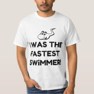 最も速い泳ぐ人DNA Tシャツ