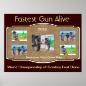 最も速い銃の生きたポスター ポスター (正面)