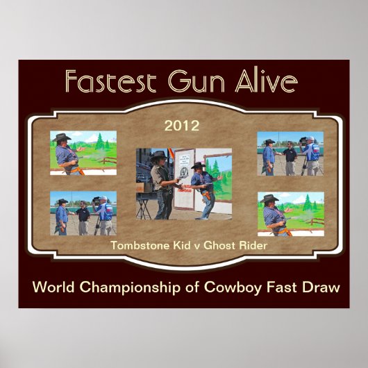 最も速い銃の生きたポスター ポスター (正面)