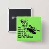 最も遅いパーツダートバイクモトクロスボタンバッジ 缶バッジ (正面&裏面)