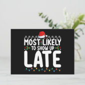 最も遅刻しそうなクリスマス家族 招待状 (スタンド正面)