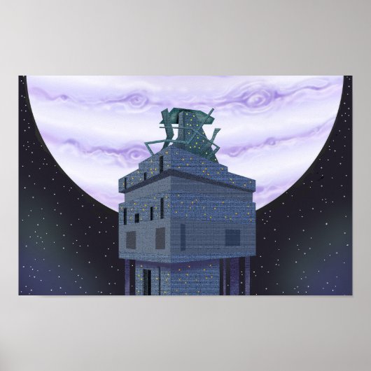 最も遠い惑星と朽ち果てた観測塔 ポスター (正面)