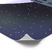最も遠い惑星と朽ち果てた観測塔 ポスター (角)