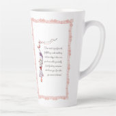 最も重要な人間関係エレガント引用文 カフェラテマグ (右)