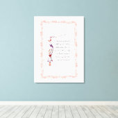 最も重要な人間関係エレガント引用文 キャンバスプリント (インサイチュ (ウッドフロア))