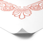 最も重要な人間関係エレガント引用文 ポスター (角)