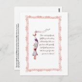 最も重要な人間関係エレガント引用文 ポストカード (正面/裏面)