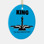 最も重要な作品を王にする セラミックオーナメント (右)