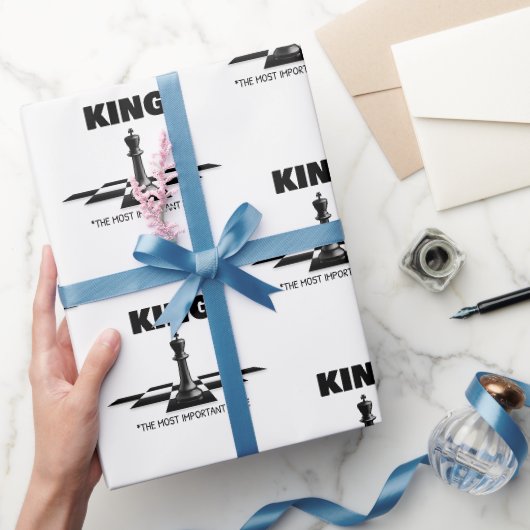 最も重要な作品を王にする ラッピングペーパー (ギフト)