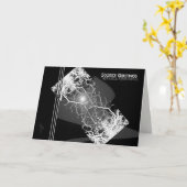 最も長い夜 カード (黄色い花)