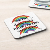 最も陰気な時に虹を見る コースター (左側)