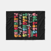 最も陽気な先生の束プレイジャーのこの側 フリースブランケット (正面(横))