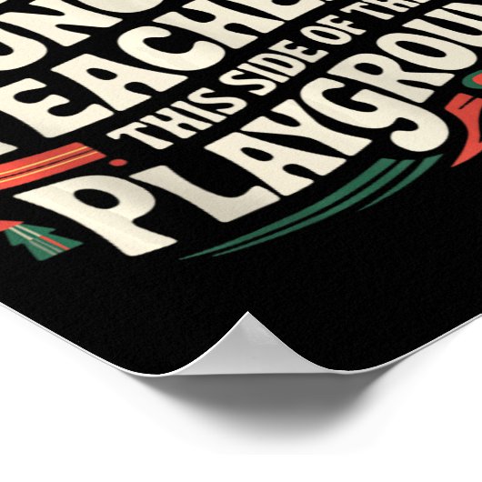 最も陽気な先生の束プレイジャーのこの側 ポスター (角)