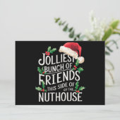 最も陽気な友達グループのクリスマスお揃い皮肉 シーズンカード (スタンド正面)