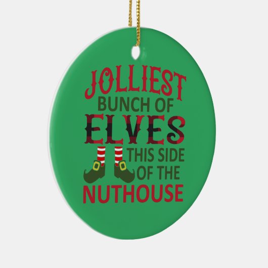 最も陽気な小妖精や小人の束この辺の温室 セラミックオーナメント (右)