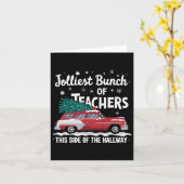 最も陽気な教師たちの集団、校舎のこちら側で カード (黄色い花)