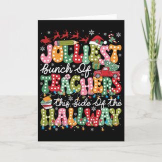 最も陽気な教師たちの集団 校舎のこの側で カード