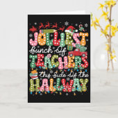 最も陽気な教師たちの集団 校舎のこの側で カード (黄色い花)