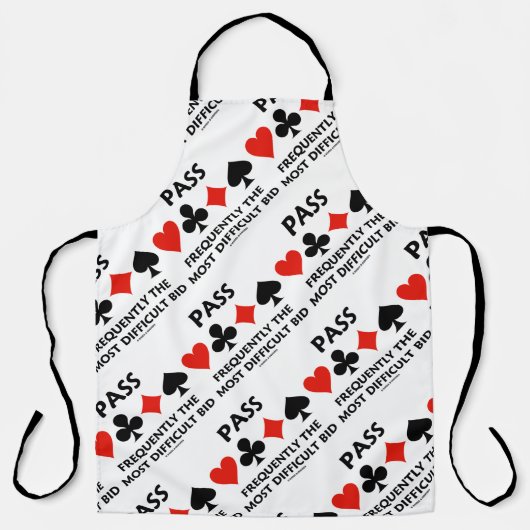 最も難しい入札橋を頻繁に渡る エプロン (正面)