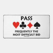 最も難しい入札橋を頻繁に渡る デスクマット (正面)