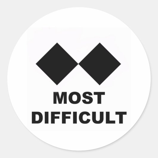 最も難しい ラウンドシール (正面)