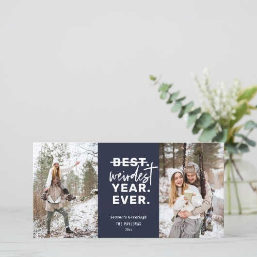 最も風変わりな1年の休日のユーモアの青 シーズンカード (スタンド正面)