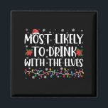 最も飲みやすい小人小妖精や小人 マグネット<br><div class="desc">クリスマスを飲む小人小妖精や小人と飲む最も可能性が高い</div>