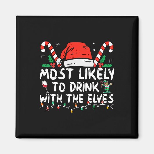 最も飲みやすい小人小妖精や小人C マグネット (正面)