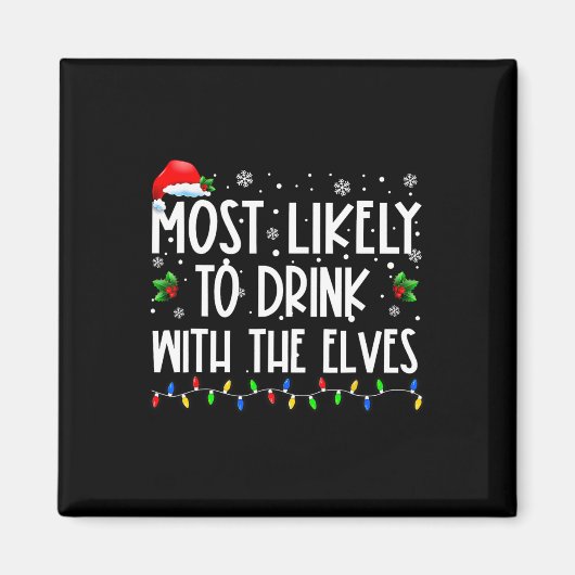 最も飲みやすい小人小妖精や小人C マグネット (正面)