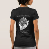 最も騒がしい監獄には檻がない | メンタルヘルスの波 Tシャツ (裏面)