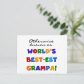 最も高いグラマ最高のパTシャツとして知られている ポストカード (スタンド正面)