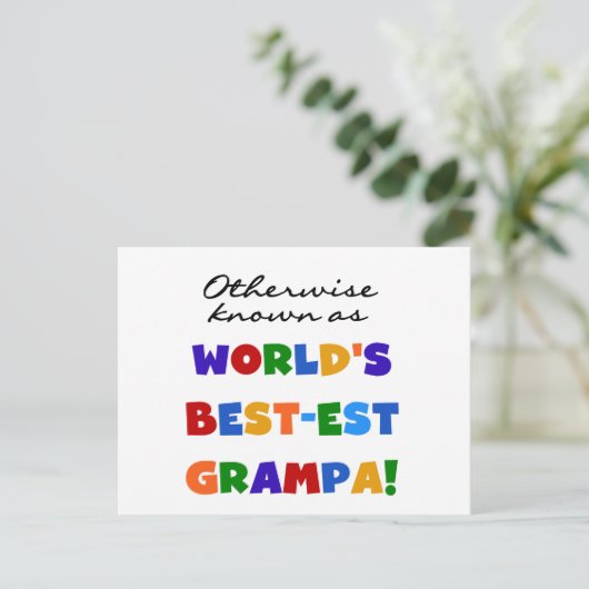 最も高いグラマ最高のパTシャツとして知られている ポストカード (スタンド正面)