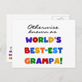 最も高いグラマ最高のパTシャツとして知られている ポストカード (正面/裏面)