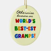 最も高いグランプ最高のスと呼ばれる セラミックオーナメント (右)