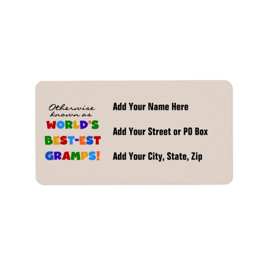 最も高いグランプ最高のスと呼ばれる ラベル (正面)