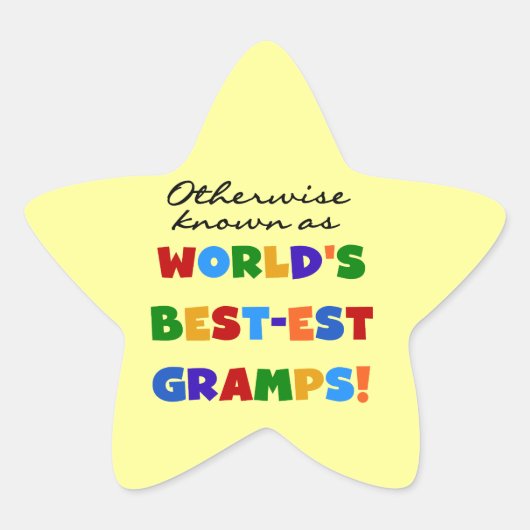 最も高いグランプ最高のスと呼ばれる 星シール (正面)