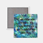 最も高いチャスティアン感動的アートの子ども マグネット (正面/裏面)