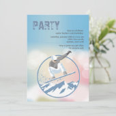 最も高いピークのスノーボーダーの招待状 招待状 (スタンド正面)