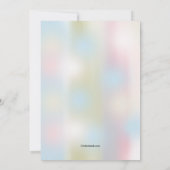 最も高いピークのスノーボーダーの招待状 招待状 (裏面)