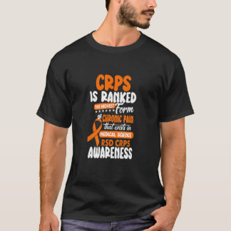 最も高い慢性疼痛RSD CRPSアワーンにランクされている Tシャツ