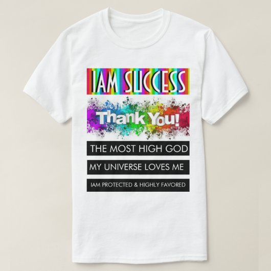 最も高い神 Tシャツ (デザイン正面)