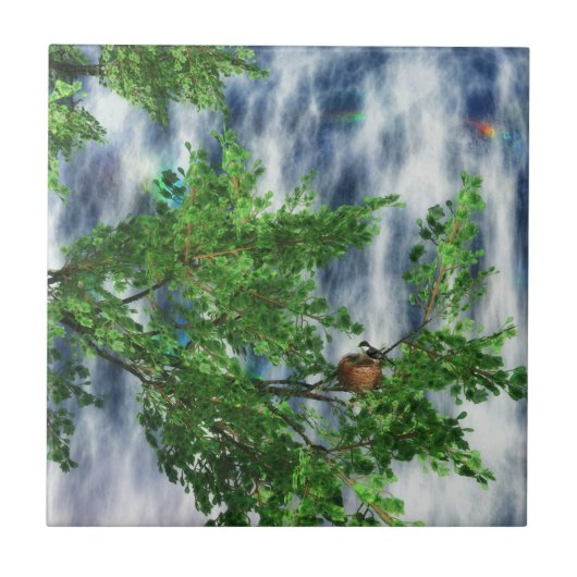 最も高い秋装飾瓦/五徳 タイル (正面)