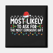 最も高価な頼ギフトChrのために最も可能性が高い マグネット (正面)