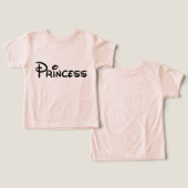 最も魔法の日にふさわしいプリンセスTシャツ (デザイン正面&裏面)