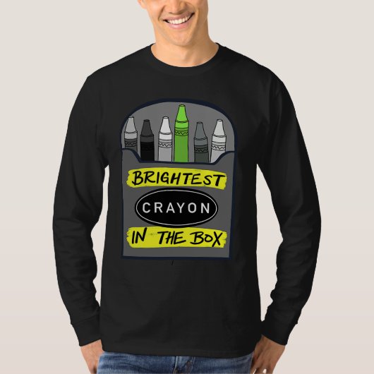最も鮮やかなクレヨンで学校生活をスタート Tシャツ (正面)