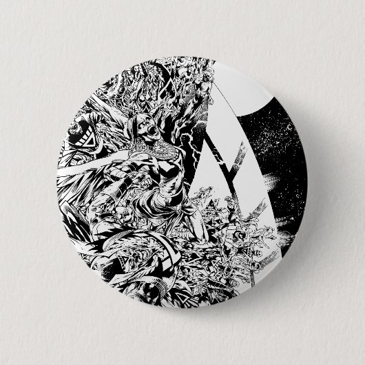 最も黒い夜グループおよび月2 缶バッジ (正面)