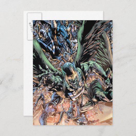 最も黒い夜グループの絵画-色 ポストカード (正面/裏面)