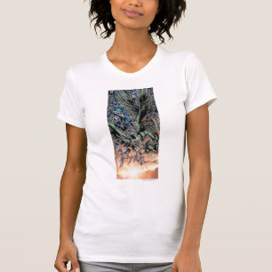 最も黒い夜グループの絵画-色 Tシャツ