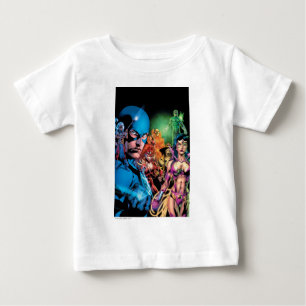 最も黒い夜喜劇的なパネル2 -色 ベビーTシャツ